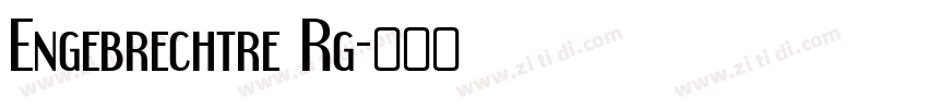 Engebrechtre Rg字体转换